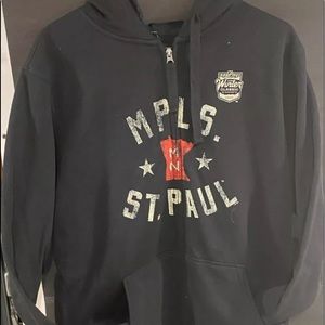 2022 Winter Classic Zip Hoodie Men's Sweatshirt Minnesota Wild NEW NHL S-2XL